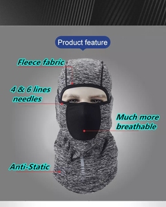 Hochwertige Kaltwetter-<span class=keywords><strong>Ski</strong></span>-Maske Schallabende Hals-Schienenmaske Warme Radfahren Fischen Laufen Gesichtsmaske Schallabende - Product Image 5
