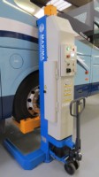 Maxima FC75W, certifié CE, élévateur de camion sans fil à 4 poteaux, élévateur hydraulique à colonne pour atelier commercial