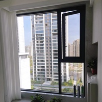 Ventanas Abatibles de Aluminio con Rotura de Puente Térmico, Insonorizadas, con Persianas Enrollables, Diseño Moderno y Minimalista