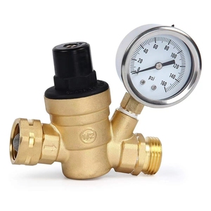 Regulador de Agua de Latón sin Plomo COVNA DN25 de 1 Pulgada, Ajustable, con Filtro de Entrada - Product Image 4