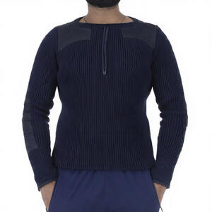 Suéter Azul Elegante para Hombre Kevin – Jersey de Punto Premium, Suave y Cálido para Invierno, Estilo Casual/Formal - Product Image 1