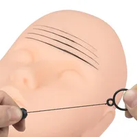 Fil de traçage pour sourcils pré-encré à récupération automatique, marqueur de ligne PMU pour tatouage permanent, sourcils flexibles