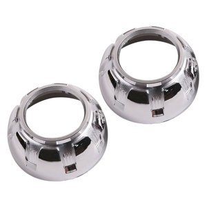 Sanvi High Quality Chrome 3-Inch <b>LED</b> <b>Projector</b> Lens Kits Car Light Parts Shrouds Cover Auto Lighting Accessories - Product Image 1