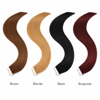 Extensions de cheveux à clipser, lisses, longues, sans couture, marron, blond, noir, bordeaux, meilleur prix