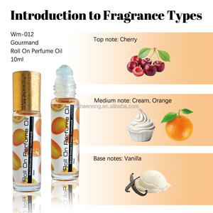 Perfumes de Feromonas Originales al por Mayor, Marca Privada, Sin Alcohol, Sin Agua, Aroma Cereza, Naranja y Vainilla, 10 ml, Roll-on - Product Image 3