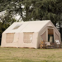 17.2 deux chambres personnalisation maison gonflable extérieur famille Camping tente étanche