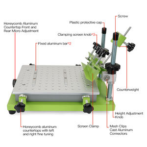 Máquina de serigrafía Manual de 1 color de alta precisión <span class=keywords><strong>DELIO</strong></span>, impresora de tela de un solo color de nueva condición para línea de producción de PCB SMT - Product Image 6
