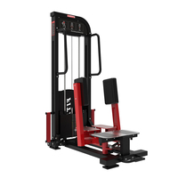 Machine à squats pendulaires commerciale TZ FITNESS GC-5079 avec une capacité de charge maximale de 200 kg, certifiée CE, pour l'entraînement des jambes et des fessiers