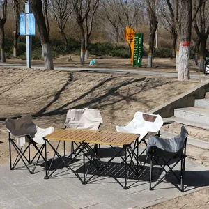 Silla Plegable Tipo Luna Ruida Iron, Muebles Modernos para Exteriores, Ultraligera, Portátil, para Coche, Camping, Picnic, Pesca - Product Image 1