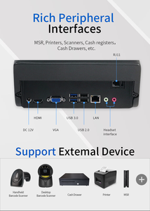 Winson bán Hot màn hình cảm ứng POS thiết bị đầu cuối tiền mặt đăng ký tất cả trong một máy POS hệ thống POS phần mềm cho nhà hàng - Product Image 4