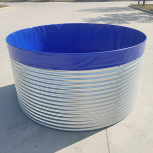 Bâche en PVC ondulé galvanisé haute densité à <span class=keywords><strong>prix</strong></span> d'usine, grande résistance à la pression, pour équipement d'aquaculture - Product Image 1