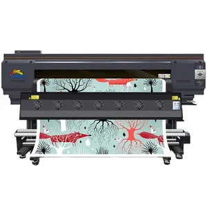 1.9m 3PCS 4720 I3200 Printheads Digital Sublimation Printer For Heat Transfer Textile Printing Factory Direct Sale