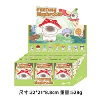 Vente en gros de figurines authentiques PAI Cat Fantasy Mushroom Blind Box, décorations mignonnes, cadeaux pour filles, figurine chat champignon en boîte mystère