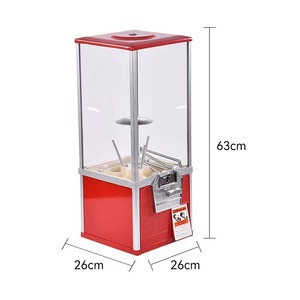 Distributore Automatico di Adesivi per Tatuaggi Temporanei a Capsula Grande per Esterni, con Capsule da Due Pollici e Sistema di Pagamento a Moneta/Token - Product Image 5