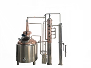 Équipement de distillation industriel en cuivre de 100 L avec pompe à moteur et boîte de vitesses <span class=keywords><strong>pour</strong></span> le brandy, le <span class=keywords><strong>vin</strong></span> et les boissons alcoolisées - Product Image 4