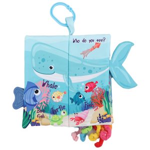 Libros <span class=keywords><strong>de</strong></span> tela para bebés <span class=keywords><strong>de</strong></span> 0 a 6 meses, libros <span class=keywords><strong>de</strong></span> tela arrugados al tacto y al tacto para juguetes sensoriales infantiles, regalos <span class=keywords><strong>de</strong></span> Navidad para bebés - Product Image 5