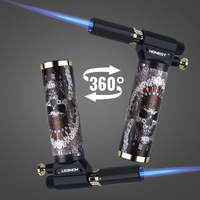 Briquet en métal portable créatif et original, torche de barbecue d'extérieur et dispositif d'allumage de cuisine pour un usage domestique et l'allumage du feu