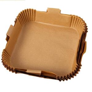 Parchment Food Grade Wholesale Air Fryer Paper <b>Liners</b> Kitchen Essentials Easy Cleaning Round Disposable Mat 1 Per Kit - Product Image 3