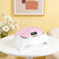 Lampe à ongles UV/LED professionnelle à double lumière avec écran tactile et capteur, machine de séchage rapide pour vernis gel pour salon à domicile