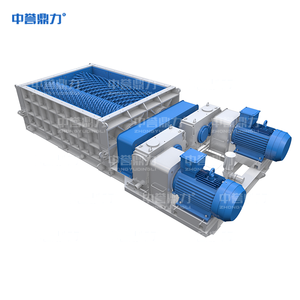 כורי אבן כורת גלשן כפולה הניתנת להתאמה אישית גלשן מלבן מכונת פחם אבן גיר לבן רולר כפול - Product Image 3
