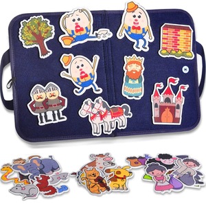 Tự làm động vật trẻ em Đồ chơ<span class=keywords><strong>i</strong></span> học tập giáo dục nhiều chủ đề cuốn sách bận rộn bảng hoạt động cơ bản cảm thấy bảng phân cảnh bận rộn - Product Image 2