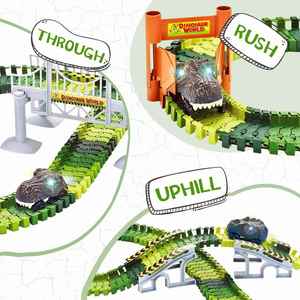 Nuevo y Popular Set de Pistas de Carreras de Dinosaurios, Juego de Trenes para Niños, Juguete de Construcción de Vías de Tren para Armar - Product Image 3
