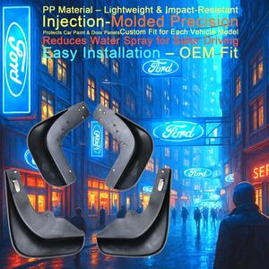 บังโคลนรถยนต์สำหรับฟอร์ด |   แผ่นกันกระเด็นสำหรับฉีดพลาสติก PP |   แผ่นกันกระแทกที่ทนทาน |   แผ่นกันโคลนแบบสั่งทำพิเศษ - Product Image 2