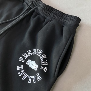 PT1170 Custom Men Shorts 100% Cotton Fleece Baggy Fit Blank Men Jogger Pants Screen Printing Logo Wide Leg Cargo <strong>Sweatshorts</strong> Men - Product Image 3