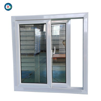 Fenêtres coulissantes des Bahamas, design coulissant, UPVC, résistantes aux ouragans, fenêtres coulissantes en PVC avec moustiquaire