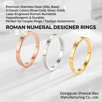 Bague simple en acier inoxydable pour femme, style japonais, plaquée or, petit design, accessoire tendance, cadeau