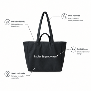 LG Fashion <b>Tote</b> Bag Ladies & Gentlemen Printed Canvas Double Handle Large Capacity Casual <b>Travel</b> Shoulder Handbag Zipper Closure - Product Image 6