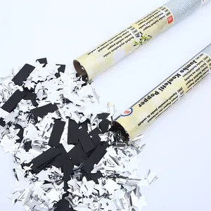 Black and Silver Wedding pyrotechnics and Family birthday celebration party toys and indoor outdoor paper fireworks