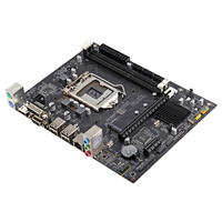 Motherboard komputer murah H61M 2x DDR3 LGA 1155 mendukung prosesor Gaming 2th/3th