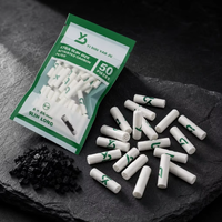 Embouts de filtre à cigarettes jetables en céramique et charbon actif de 6 mm, modernes, écologiques, biodégradables, sains, compatibles OEM