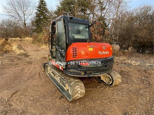 Prix d'usine, bon état, machinerie hydraulique sur chenilles, excavatrices d'occasion KUBOTA KX080-4S2 6 tonnes - Product Image 6