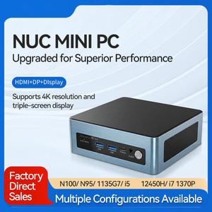 คอมพิวเตอร์พกพา <span class=keywords><strong>GPX</strong></span> Intel N100 สำหรับสำนักงานขนาดเล็ก รองรับ DDR5 SSD 2 ช่อง พอร์ตแลน 2 ช่อง สำหรับธุรกิจ เล่นเกมส์  แบบ Barebone NUC Mini PC - Product Image 4