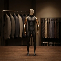 Mannequin Homme Corps Entier pour Magasins de Vêtements, Présentoir de Costumes, Modèle Masculin Style Athleisure