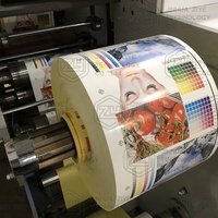FPL550-6 presse d'impression plastique flexographique UV d'étiquettes d'autocollants en feuille d'aluminium