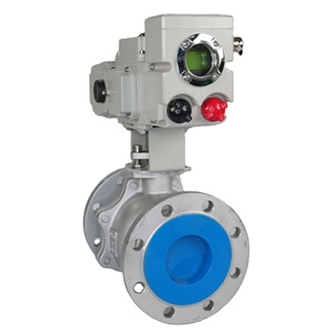 Válvula de Bola Motorizada de Acero Fundido con Actuador Automático, Flangeada, OEM, para Alta Temperatura - Product Image 1