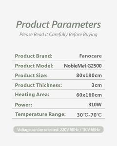 Fanoca Schumann频繁磁疗垫智能控制器玉石生物垫多因素认证 - Product Image 5