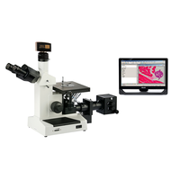 Microscope Métallurgique Inversé FCM5000 avec Éclairage Kohler, Objectifs 10X-100X, Certifié CE ISO pour l'Analyse de la Structure Métallurgique