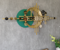 120X65CM Moderne Luxus Eisen Wand Hängender Anhänger Kreative Wohnzimmer Sofa Dekoration für Geburtstagsanlässe