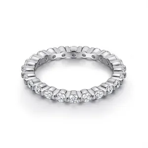 Trang Sức Nữ Cổ Điển Bạc 925 Nhẫn Với Trái Tim Tình Yêu Thời Trang Pha Lê Wedding & Đảng Wide Ring Cho Phụ Nữ Bạc Trang Sức