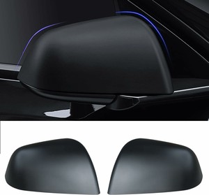 ฝาครอบกระจกมองหลังรถยนต์รุ่น TTH16-Model 3 ลายคาร์บอนแห้ง สีดำเงา - Product Image 4