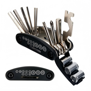 Bicycle Repair Tool Kit Aluminum Alloy 600D Oxford Fabric Portable Storage Mountain Bike Maintenance Set - Product Image 5