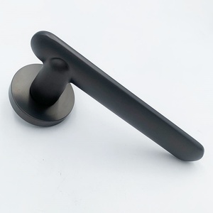 Best-Selling Novelty Mortise Main Zinc Alloy Door <b>Rod</b> Handle Lock Set Gold <b>Copper</b> Brushed for Bedroom for Family and Hotels - Product Image 3