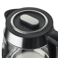 Petit appareil de cuisine, bouilloire électrique en verre sans BPA, grande capacité de 2 L, théière électrique portable, chauffe-eau portable