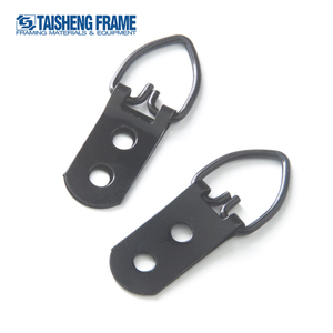 Accessoires de quincaillerie pour cadre photo TS-K010 CJ055, crochets robustes en fer noir, métal, 2 trous, anneaux en D, crochets de suspension pour cadre photo - Product Image 4