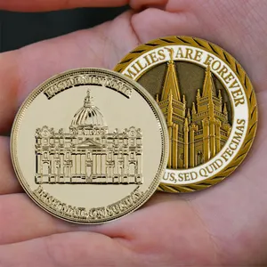 하이 퀄리티 공장 디자인 금속 도전 코인 다이 캐스팅 조각 빈 동전 사용자 정의 가장자리 선물 기념품 동전