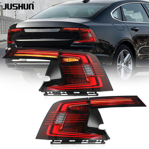 Ensemble de <span class=keywords><strong>feux</strong></span> arrière JUSHUN pour Volvo S90 2016-2020, <span class=keywords><strong>clignotants</strong></span> dynamiques LED, lentille transparente, lampe arrière, accessoires de voiture - Product Image 1